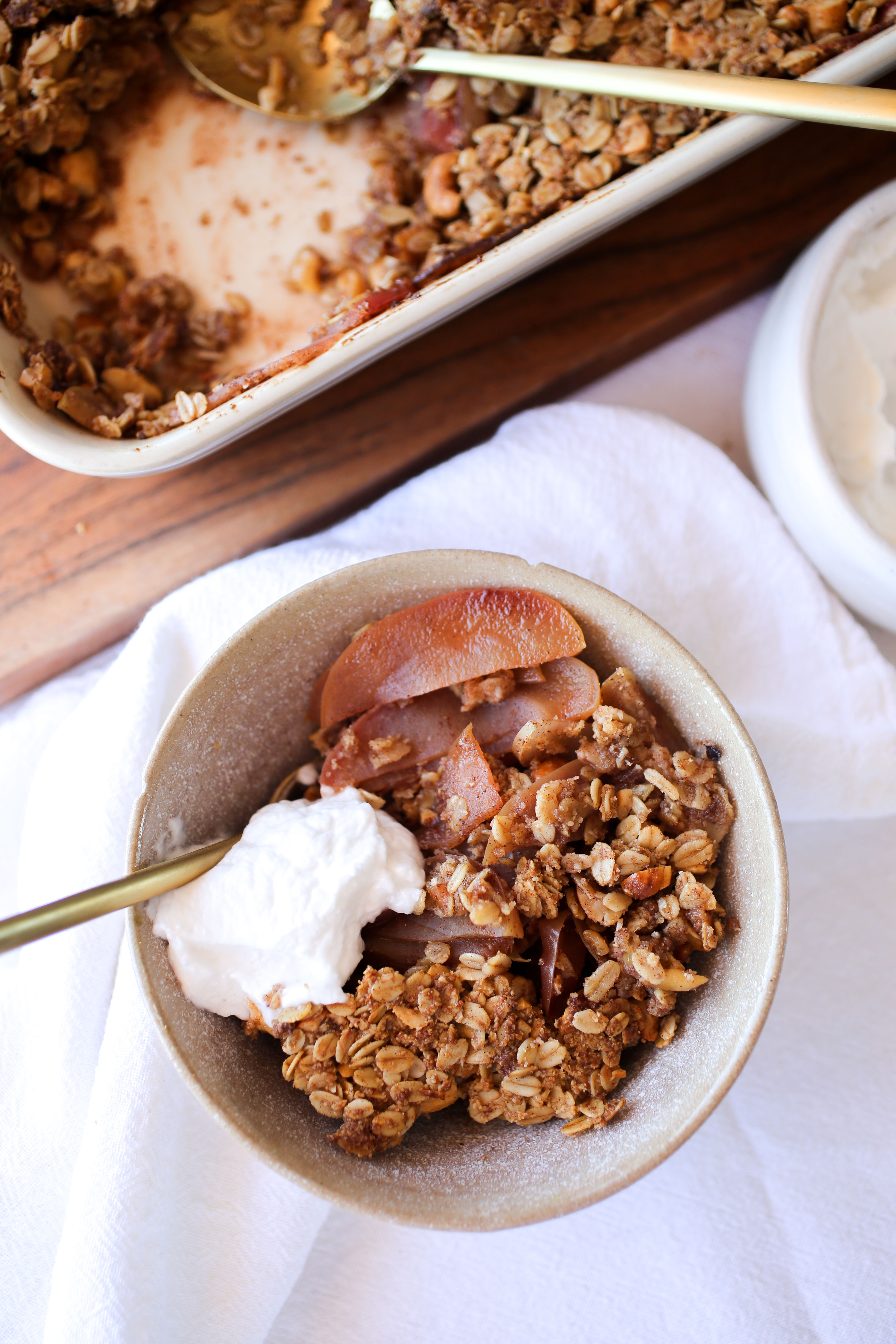 Apple crumble