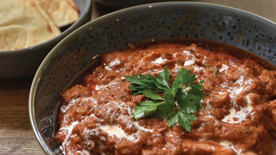 Delicious butter chicken