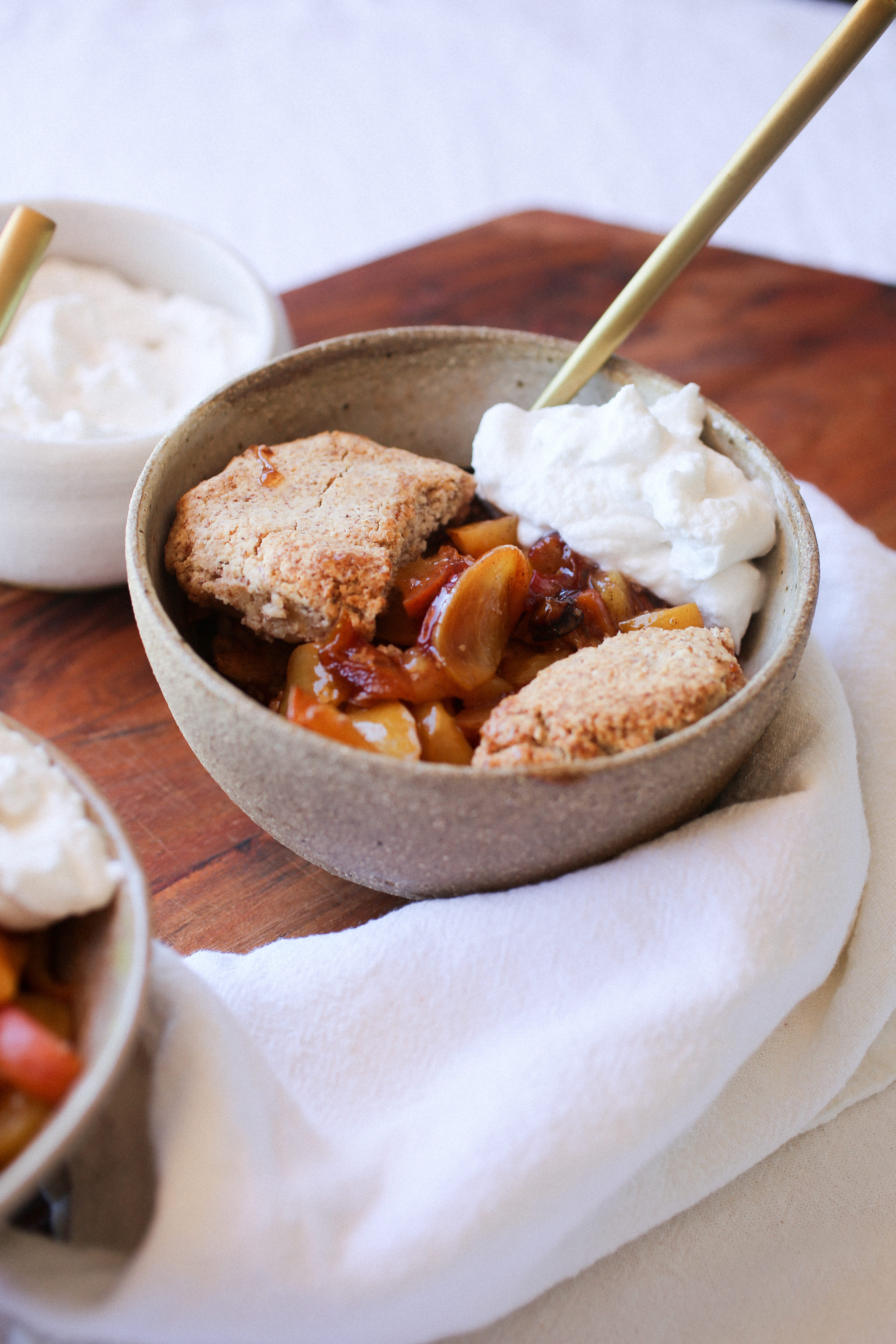 Peach cobbler
